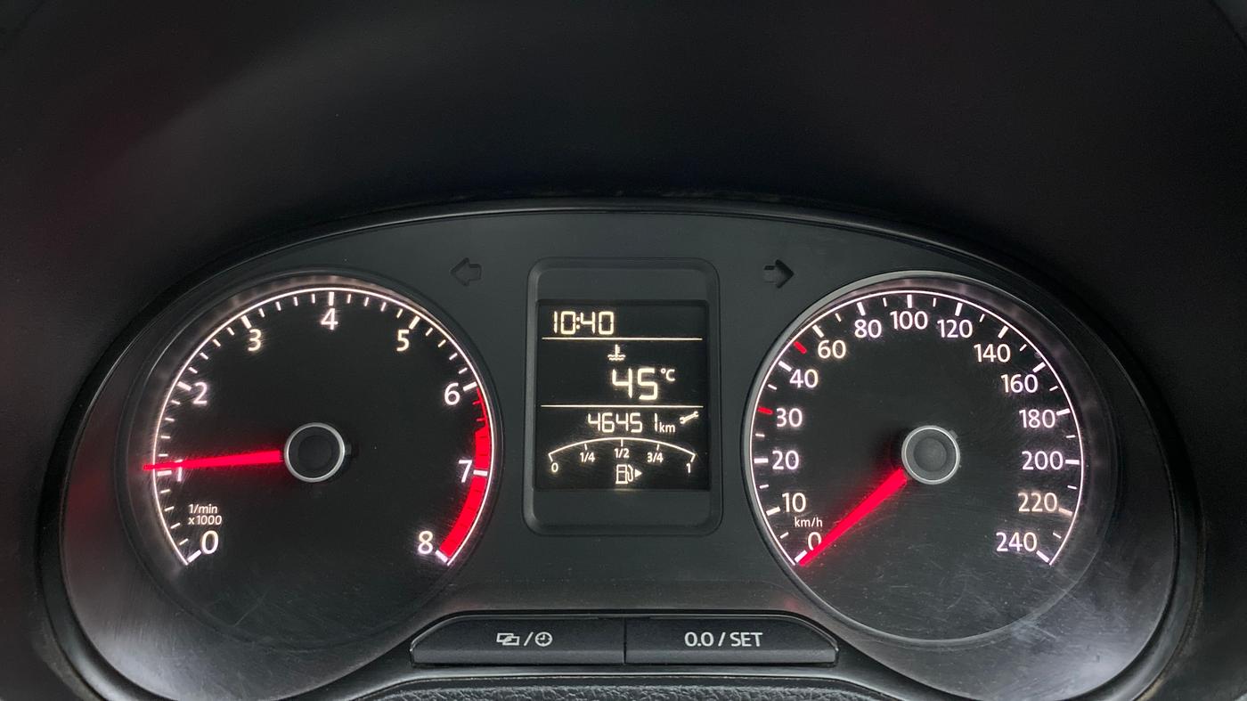 2019 Volkswagen Ameo COMFORTLINE 1.0L, Petrol, Manual, 46,451 km, Odometer Image