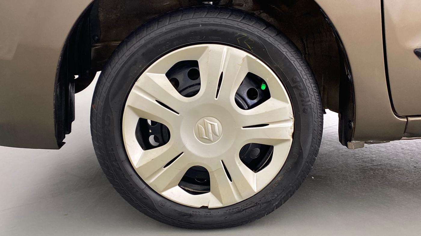 2013 Maruti Wagon R 1.0 VXI, Petrol, Manual, 40,451 km, Left Front Wheel