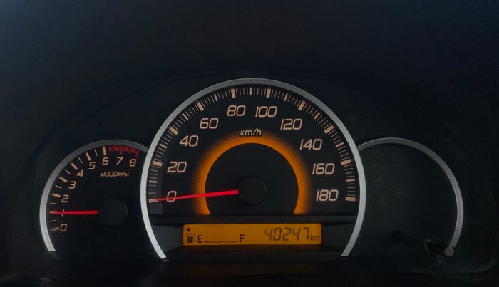 2013 Maruti Wagon R 1.0 VXI, Petrol, Manual, 40,451 km, Odometer Image