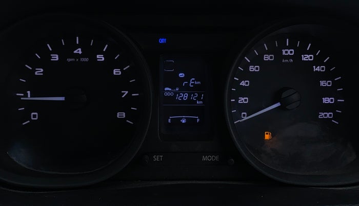 2018 Tata Tiago XT PETROL, Petrol, Manual, 1,28,118 km, Odometer Image