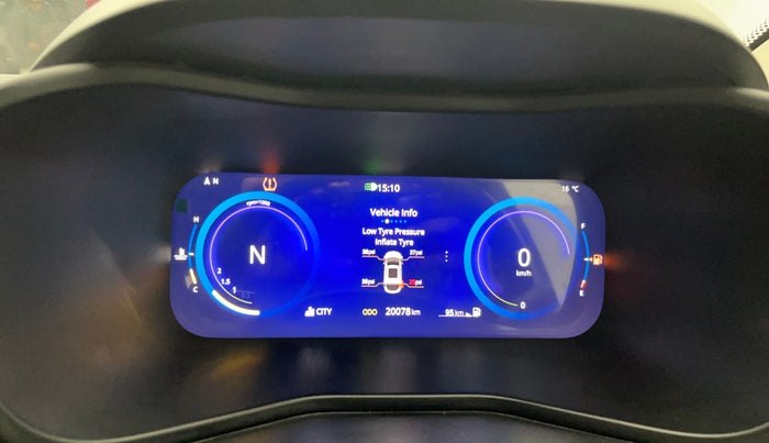 2024 Tata Curvv Creative Plus S 1.2 Petrol 7DCA, Petrol, Automatic, 20,055 km, Odometer Image