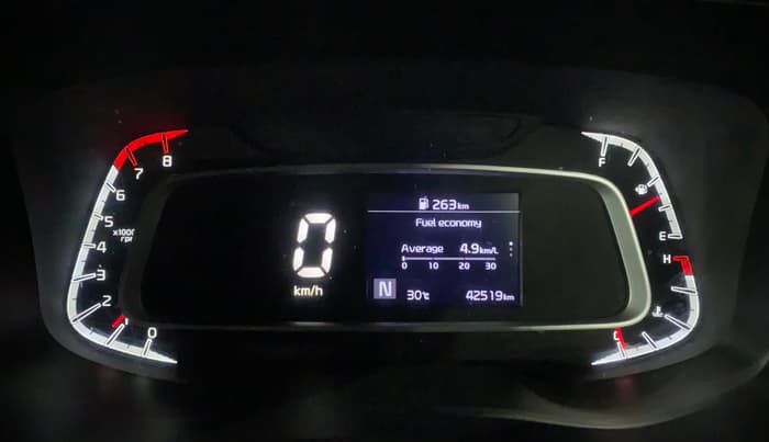 2021 KIA SONET HTX 1.0 IMT, Petrol, Manual, 42,508 km, Odometer Image