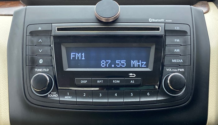 2017 Maruti Dzire VXI, Petrol, Manual, 8,733 km, Infotainment System