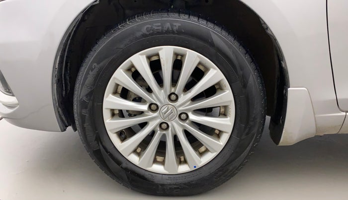 2019 Maruti Ciaz DELTA 1.5 SHVS MT PETROL, Petrol, Manual, 69,667 km, Left Front Wheel