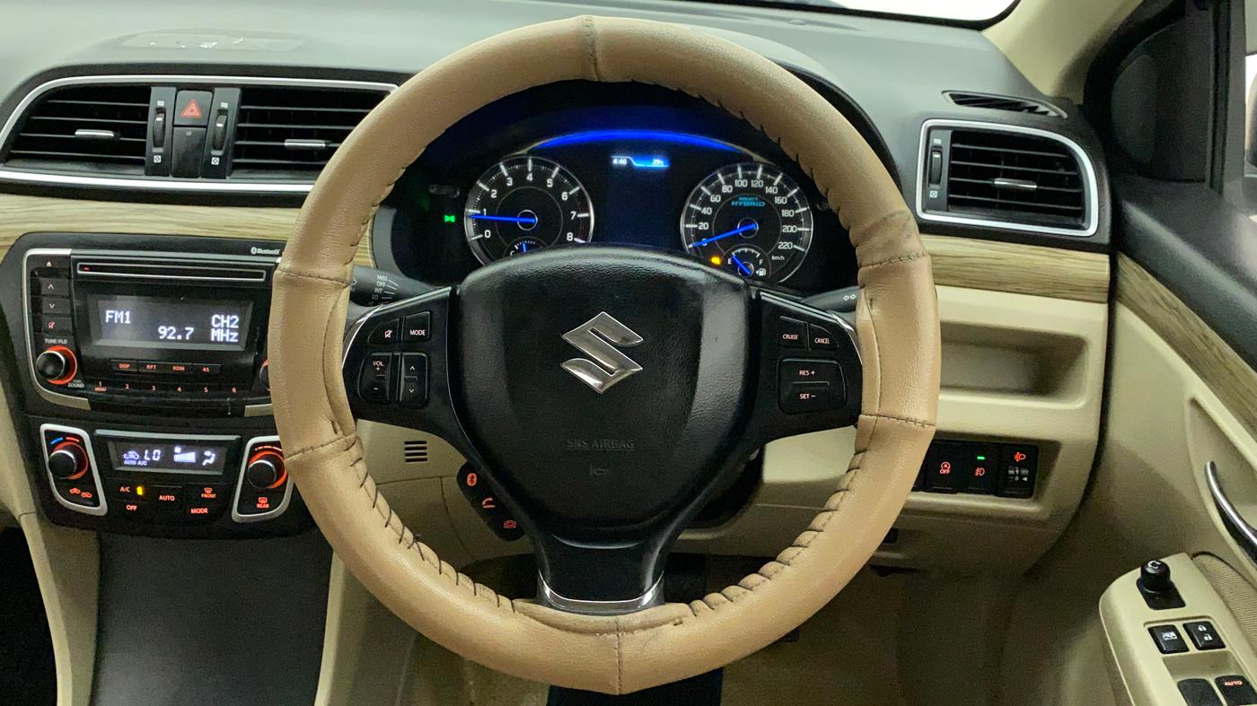 2019 Maruti Ciaz DELTA 1.5 SHVS MT PETROL, Petrol, Manual, 69,667 km, Steering Wheel Close Up