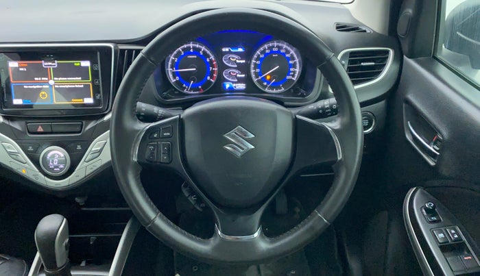 2018 Maruti Baleno ALPHA 1.2K12  AT, Petrol, Automatic, 32,837 km, Steering Wheel Close Up