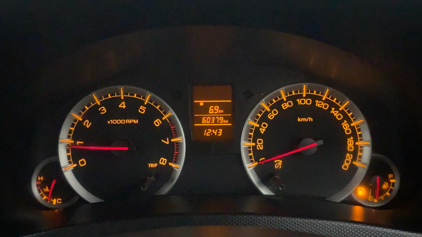 2014 Maruti Swift VXI, Petrol, Manual, 60,492 km, Odometer Image