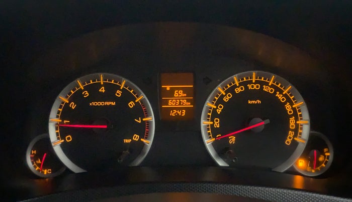 2014 Maruti Swift VXI, Petrol, Manual, 60,492 km, Odometer Image