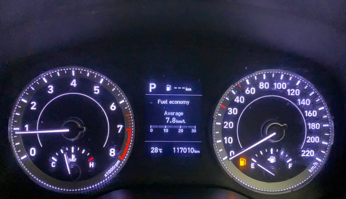2019 Hyundai VENUE SX PLUS 1.0 TURBO DCT, Petrol, Automatic, 1,17,339 km, Odometer Image
