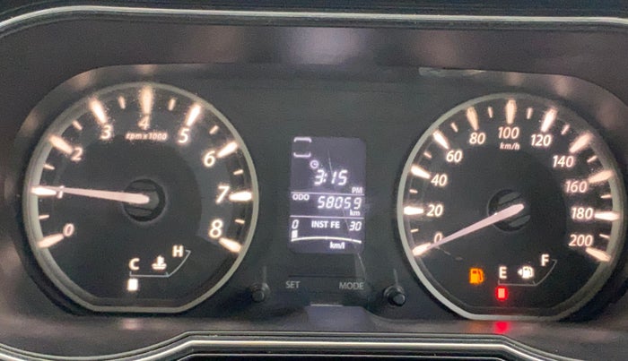 2015 Tata Zest XT PETROL, Petrol, Manual, 58,059 km, Odometer Image