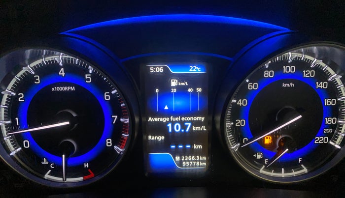 2020 Maruti Baleno ZETA PETROL 1.2, Petrol, Manual, 95,725 km, Odometer Image