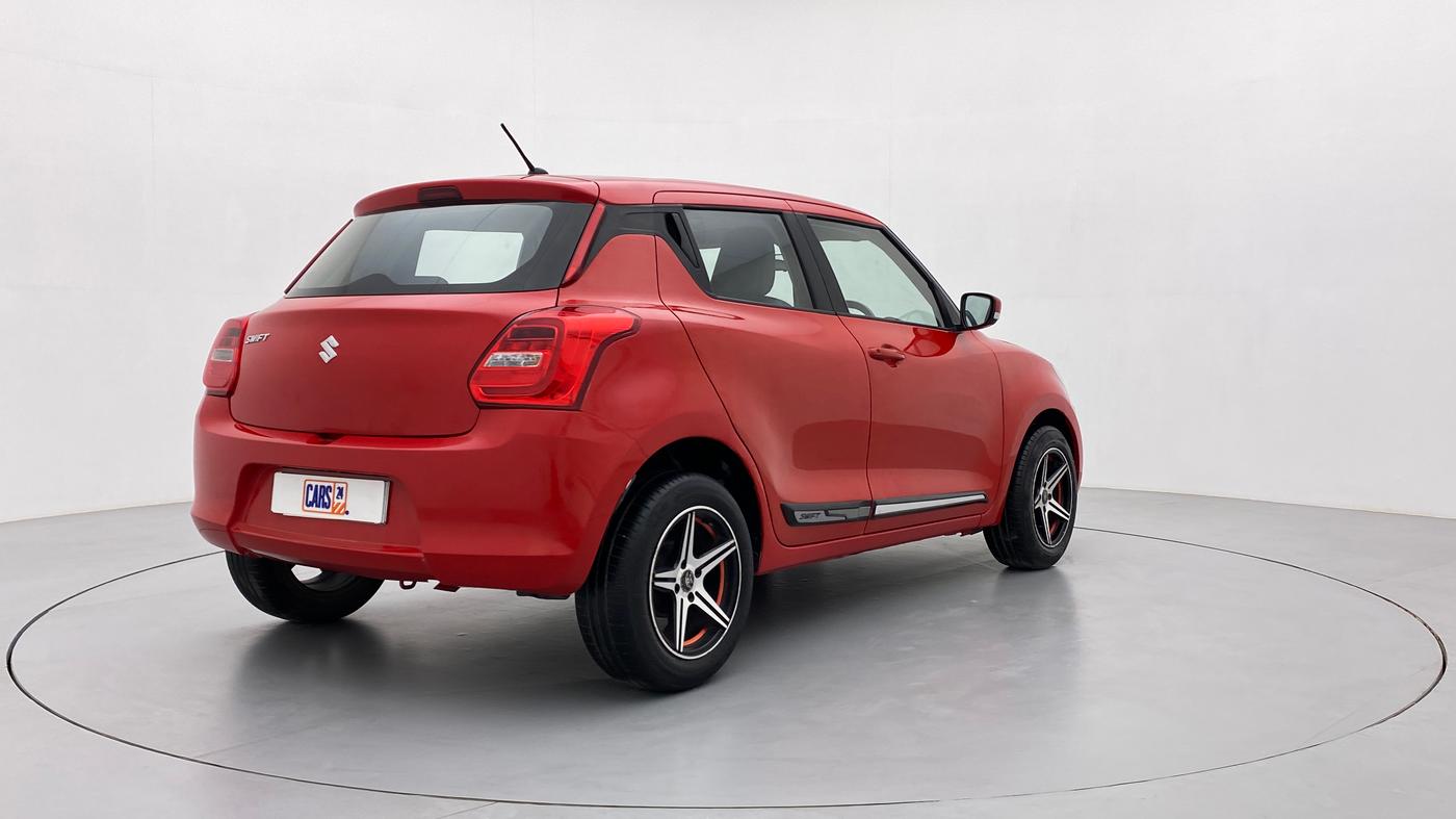 2018 Maruti Swift VXI AMT D, Petrol, Automatic, 60,498 km, Right Back Diagonal
