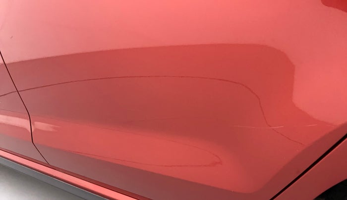 2019 Volkswagen Vento HIGHLINE DIESEL 1.5, Diesel, Manual, 1,17,683 km, Rear left door - Slightly dented