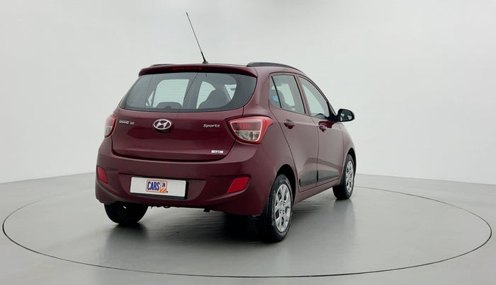 2016 Hyundai Grand i10 SPORTZ 1.2 KAPPA VTVT, Petrol, Manual, 20,266 km, Right Back Diagonal