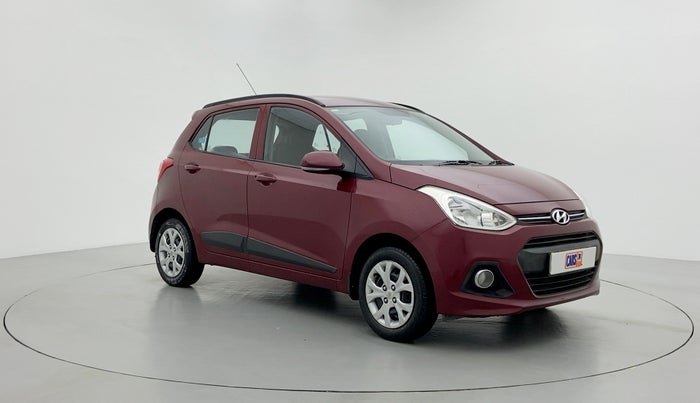 2016 Hyundai Grand i10 SPORTZ 1.2 KAPPA VTVT, Petrol, Manual, 20,266 km, Right Front Diagonal