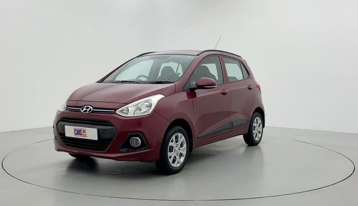 2016 Hyundai Grand i10 SPORTZ 1.2 KAPPA VTVT, Petrol, Manual, 20,266 km, Left Front Diagonal