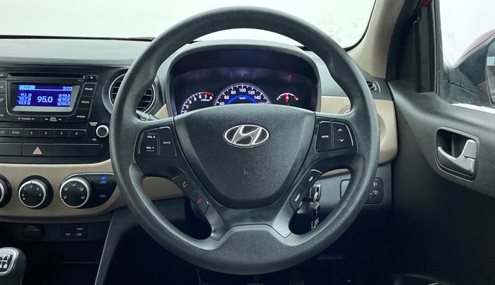 2016 Hyundai Grand i10 SPORTZ 1.2 KAPPA VTVT, Petrol, Manual, 20,266 km, Steering Wheel Close Up