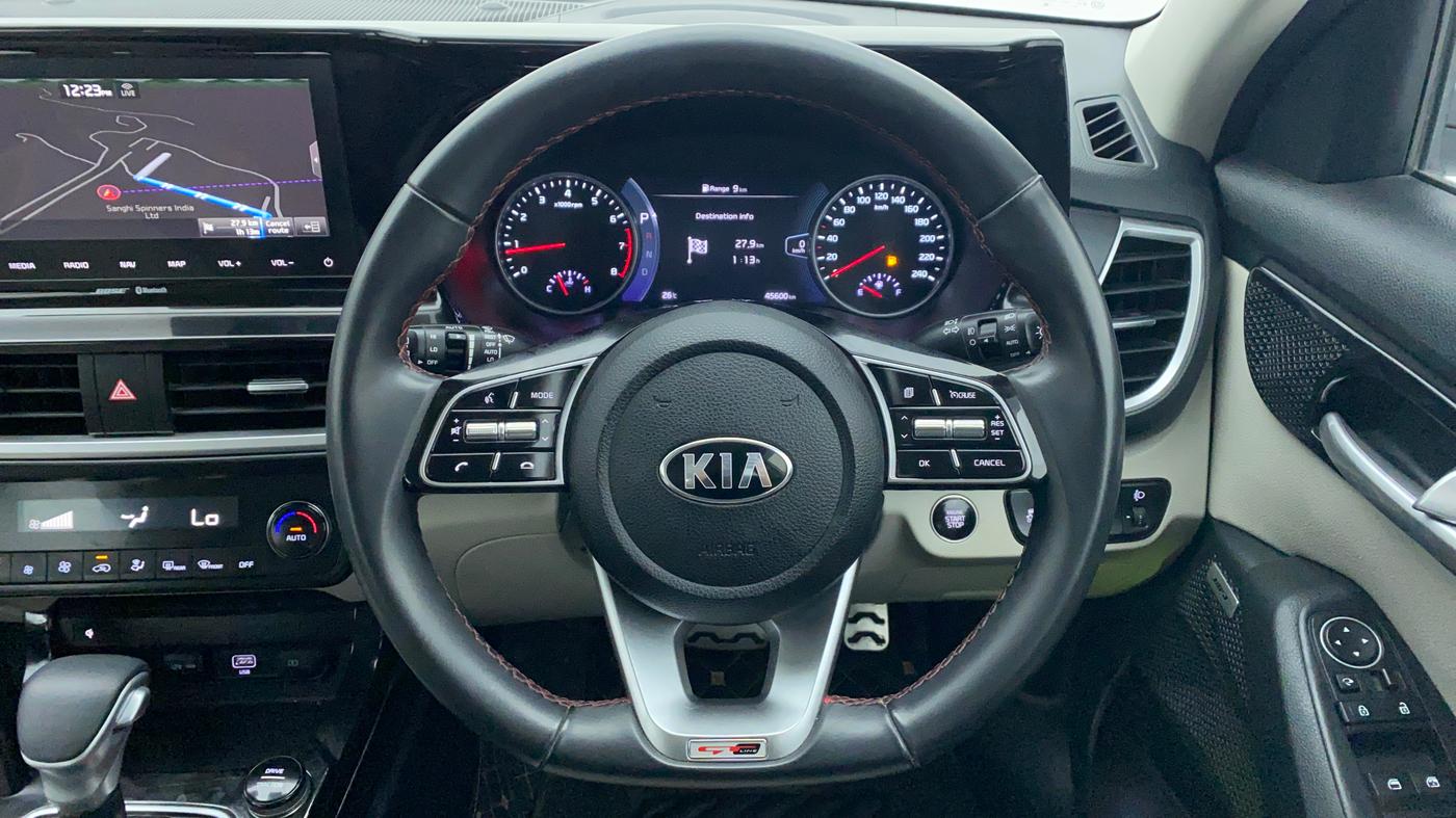 2019 KIA SELTOS GTX + AT PETROL, Petrol, Automatic, 45,890 km, Steering Wheel Close Up