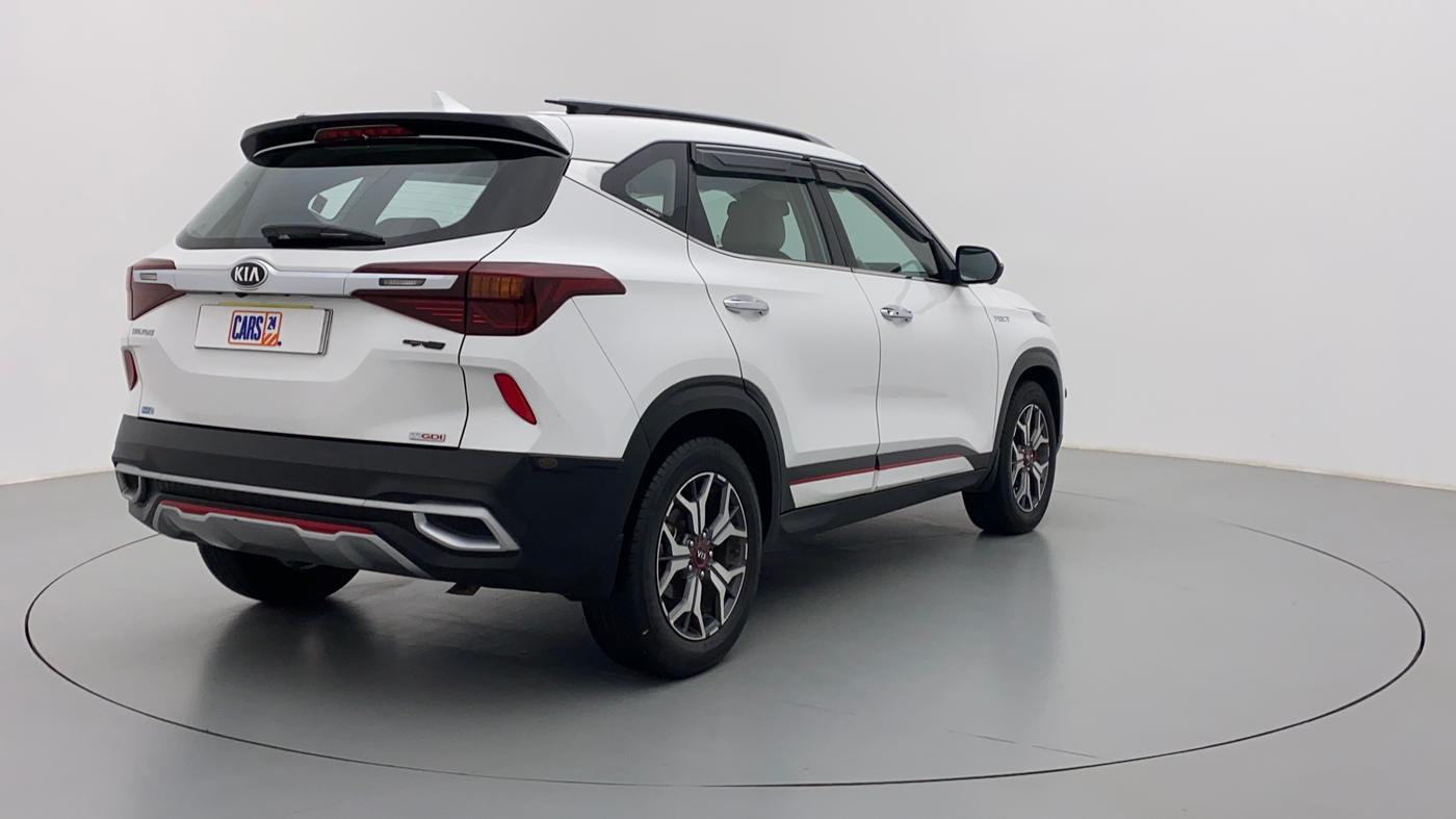 2019 KIA SELTOS GTX + AT PETROL, Petrol, Automatic, 45,890 km, Right Back Diagonal