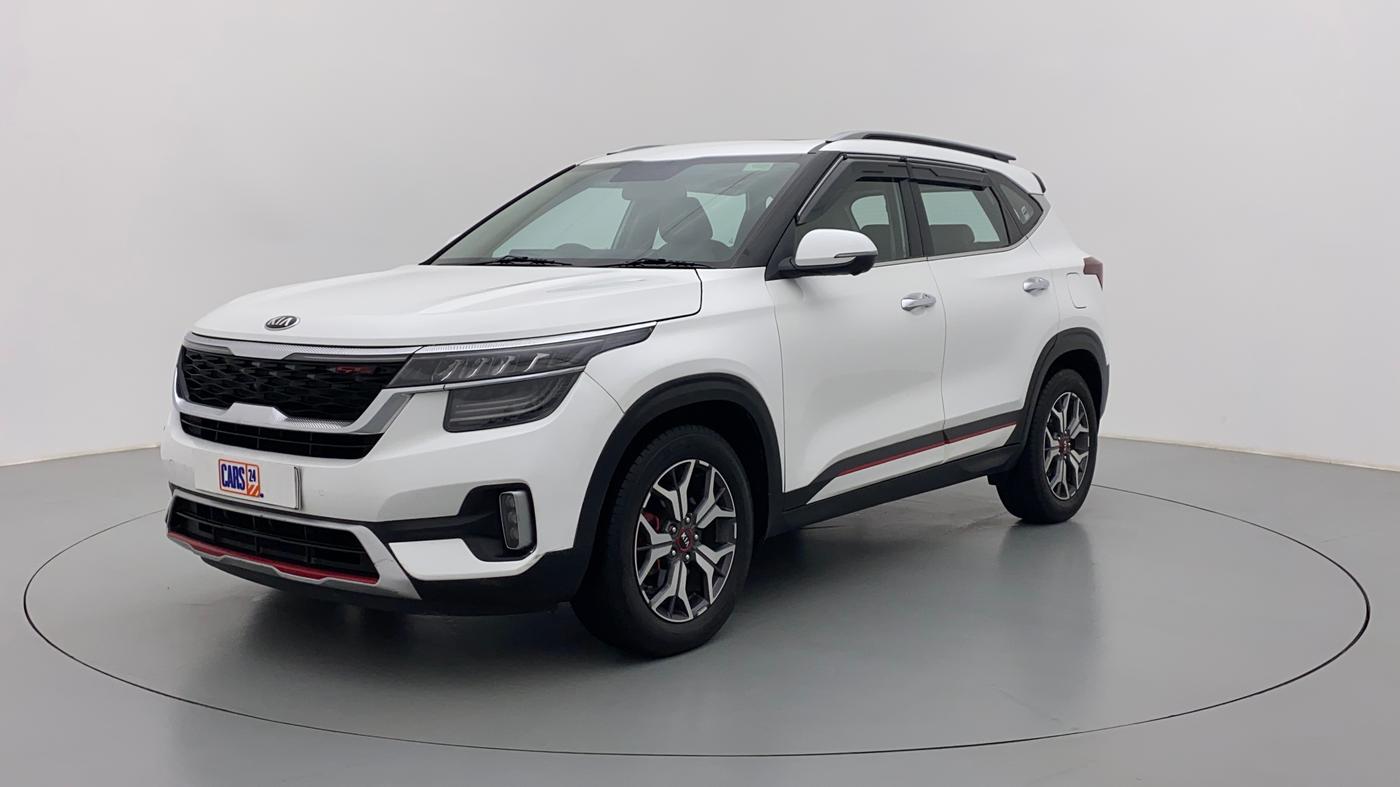 2019 KIA SELTOS GTX + AT PETROL, Petrol, Automatic, 45,890 km, Left Front Diagonal