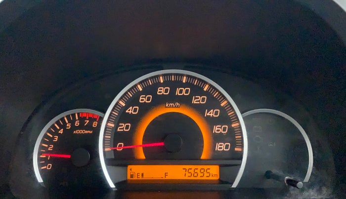 2014 Maruti Wagon R 1.0 VXI, Petrol, Manual, 76,186 km, Odometer Image