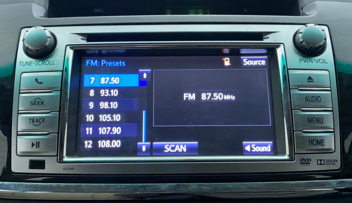 2014 Toyota Fortuner 3.0 AT 4X2, Diesel, Automatic, 1,89,323 km, Infotainment System