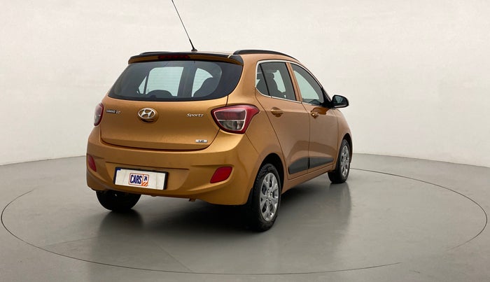 2016 Hyundai Grand i10 SPORTZ 1.2 KAPPA VTVT, Petrol, Manual, 97,837 km, Right Back Diagonal