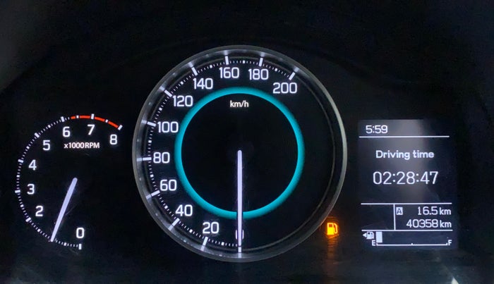 2020 Maruti IGNIS DELTA 1.2, Petrol, Manual, 40,358 km, Odometer Image