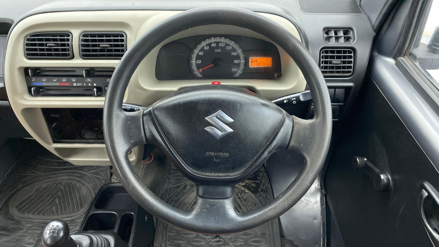 2020 Maruti Eeco 5 STR WITH A/C+HTR, Petrol, Manual, 50,783 km, Steering Wheel Close Up