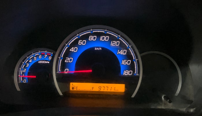 2017 Maruti Wagon R 1.0 VXI, Petrol, Manual, 97,744 km, Odometer Image