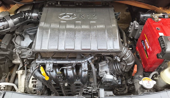 2014 Hyundai Grand i10 ASTA AT 1.2 KAPPA VTVT, Petrol, Automatic, 70,217 km, Engine View