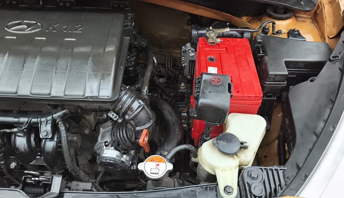 2014 Hyundai Grand i10 ASTA AT 1.2 KAPPA VTVT, Petrol, Automatic, 70,217 km, Engine View - Left