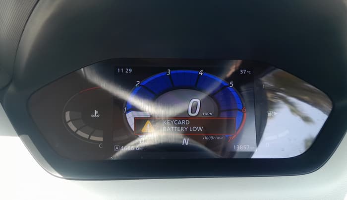 2024 Nissan MAGNITE XV AMT EZ Shift DT, Petrol, Automatic, 13,857 km, Odometer Image