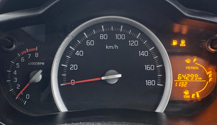 2021 Maruti Celerio VXI CNG, CNG, Manual, 64,292 km, Odometer Image