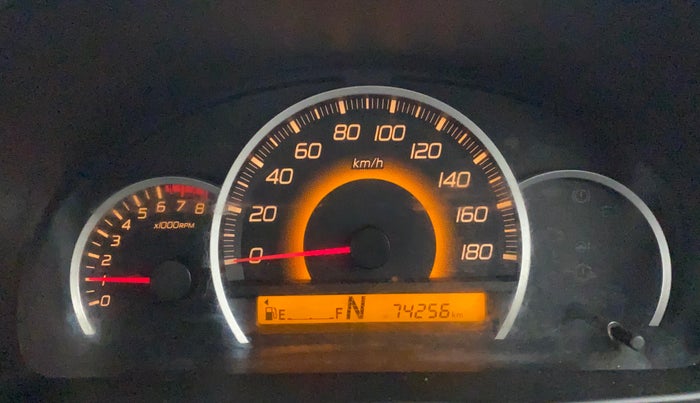 2016 Maruti Wagon R 1.0 VXI (O) AMT, Petrol, Automatic, 74,308 km, Odometer Image