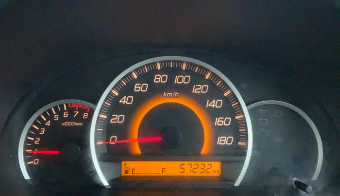 2015 Maruti Wagon R 1.0 VXI, Petrol, Manual, 57,232 km, Odometer Image