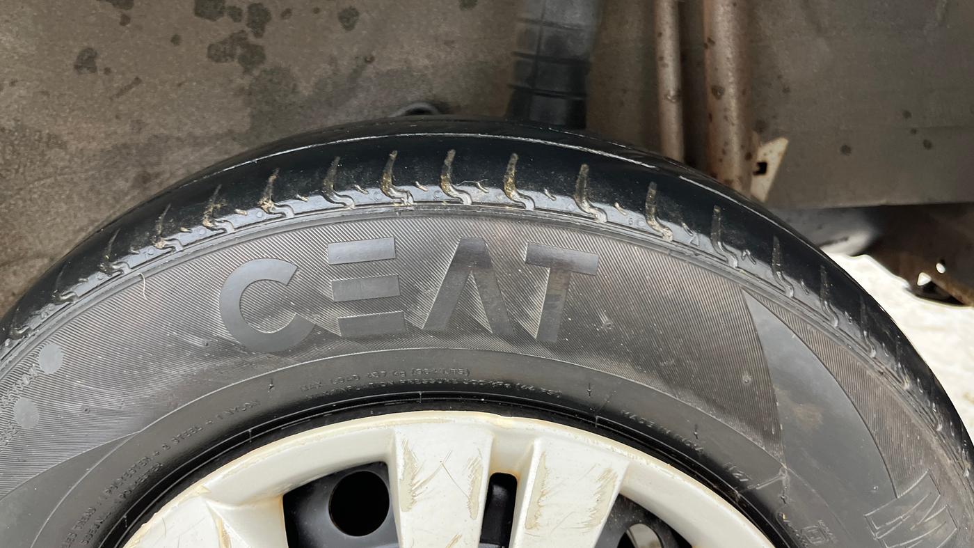 2015 Datsun Go T, Petrol, Manual, 1,48,127 km, Left Rear Tyre Tread