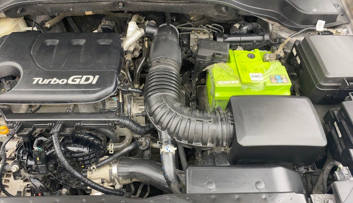 2021 KIA SONET HTX 1.0 DCT, Petrol, Automatic, 24,655 km, Engine View - Left