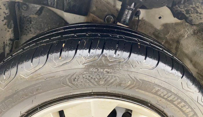 2021 Honda Amaze 1.2L I-VTEC S CVT, Petrol, Automatic, 46,389 km, Left Front Tyre Tread