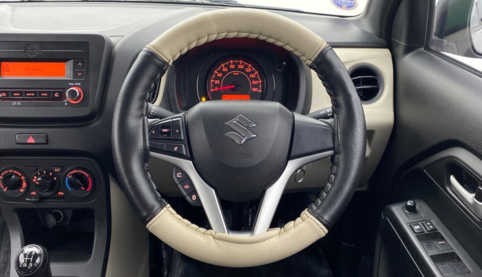 2019 Maruti New Wagon-R VXI 1.2L, Petrol, Manual, 23,698 km, Steering Wheel Close Up