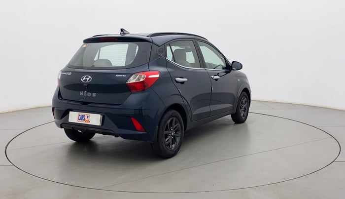 2021 Hyundai GRAND I10 NIOS SPORTZ AMT 1.2 KAPPA VTVT, Petrol, Automatic, 25,070 km, Right Back Diagonal