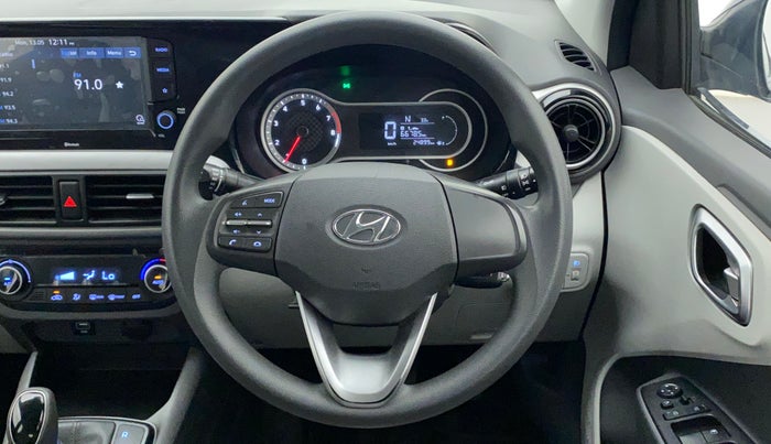 2021 Hyundai GRAND I10 NIOS SPORTZ AMT 1.2 KAPPA VTVT, Petrol, Automatic, 25,070 km, Steering Wheel Close Up