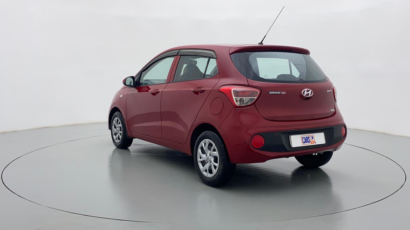 2017 Hyundai Grand i10 SPORTZ 1.2 KAPPA VTVT, Petrol, Manual, 96,728 km, Left Back Diagonal
