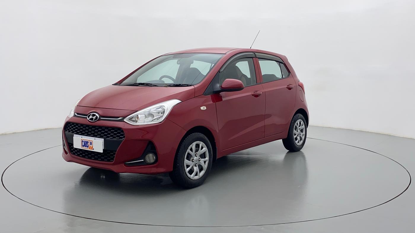2017 Hyundai Grand i10 SPORTZ 1.2 KAPPA VTVT, Petrol, Manual, 96,728 km, Left Front Diagonal