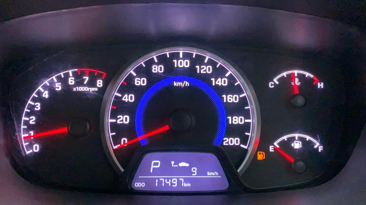 2018 Hyundai Grand i10 SPORTZ AT 1.2 KAPPA VTVT, Petrol, Automatic, 17,497 km, Odometer Image
