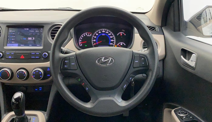 2018 Hyundai Grand i10 SPORTZ AT 1.2 KAPPA VTVT, Petrol, Automatic, 17,497 km, Steering Wheel Close Up