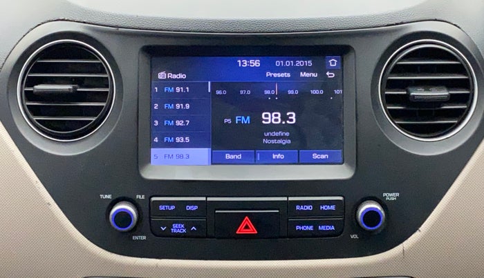 2018 Hyundai Grand i10 SPORTZ AT 1.2 KAPPA VTVT, Petrol, Automatic, 17,497 km, Infotainment System