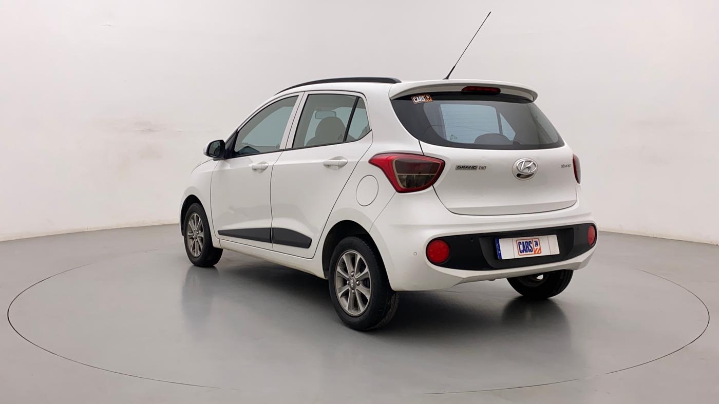 2018 Hyundai Grand i10 SPORTZ AT 1.2 KAPPA VTVT, Petrol, Automatic, 17,497 km, Left Back Diagonal