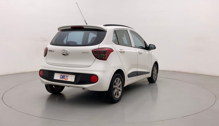 2018 Hyundai Grand i10 SPORTZ AT 1.2 KAPPA VTVT, Petrol, Automatic, 17,497 km, Right Back Diagonal