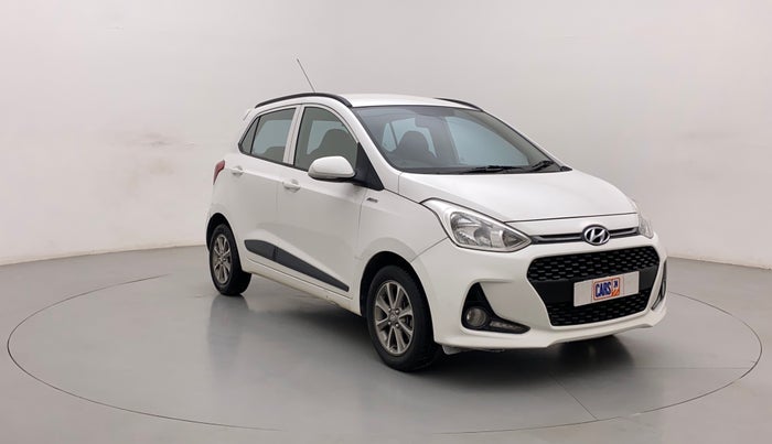 2018 Hyundai Grand i10 SPORTZ AT 1.2 KAPPA VTVT, Petrol, Automatic, 17,497 km, Right Front Diagonal